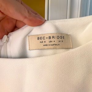 BEC Bridge White Dress